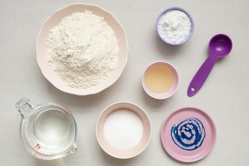 How To Make Homemade Playdough ingredients
